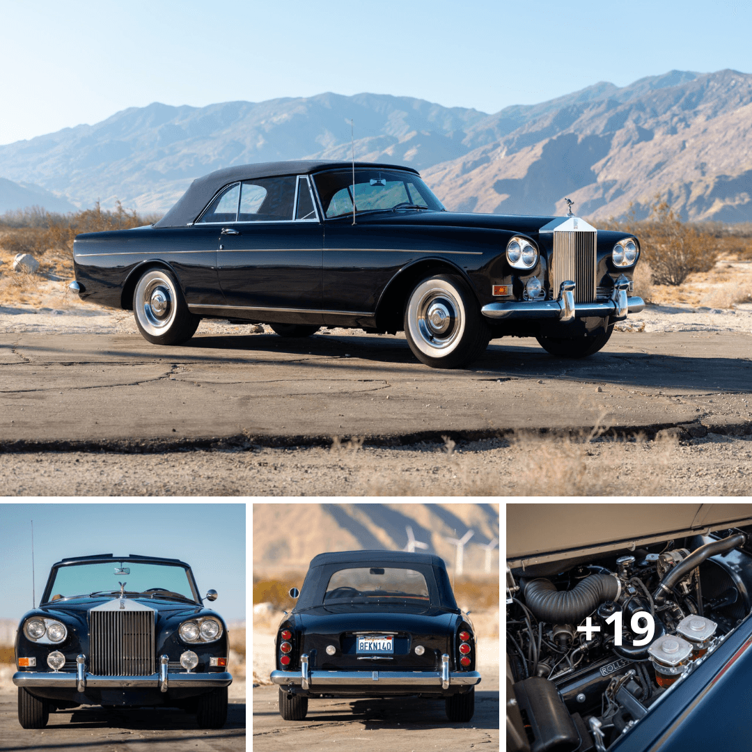 Timeless Elegance Unveiled: The Stunning 1965 Rolls-Royce Silver Cloud III Drophead Coupe