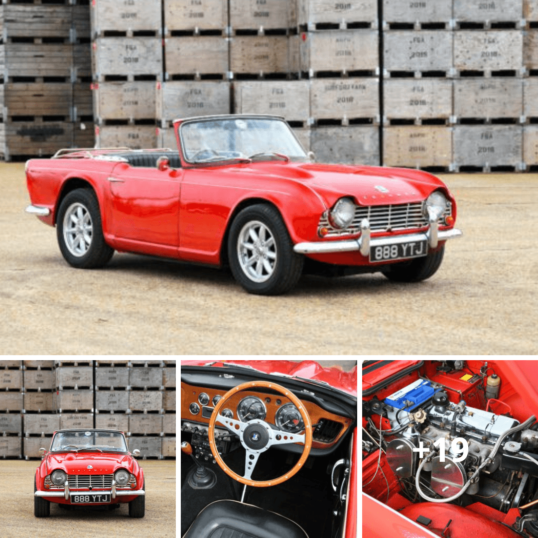 Ride into Vintage Charm: The Iconic 1962 Triumph TR4 Roadster